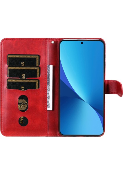 Xiaomi 12 Lite ile Uyumlu Moda Fermuar Çevirme Deri Manyetik Cüzdan Telefon Kılıfı (Yurt Dışından) fiyatları