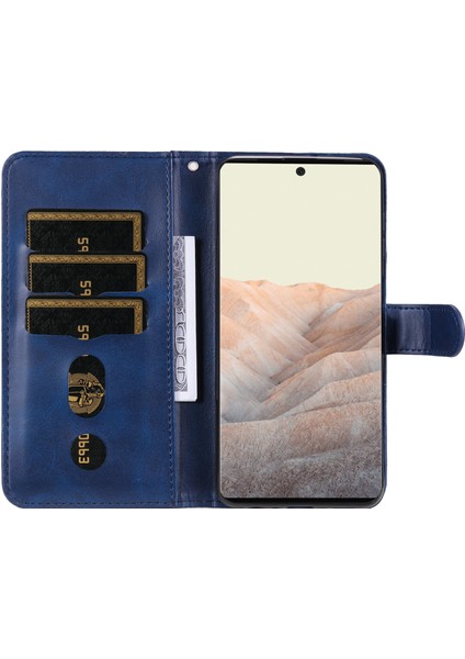 Google Pixel 6 ile Uyumlu Moda Fermuar Çevirme Deri Manyetik Cüzdan Telefon Kılıfı (Yurt Dışından) fırsatları