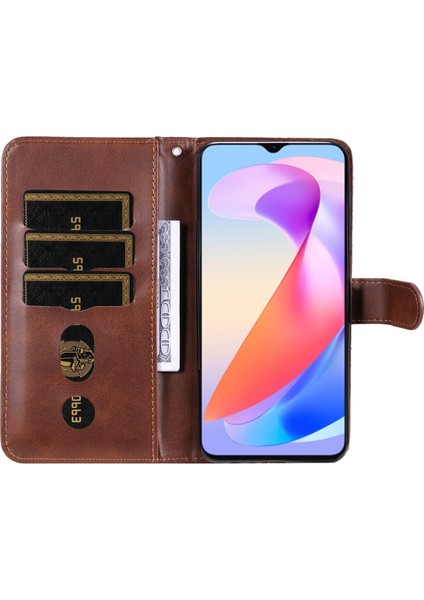 Honor X6A ile Uyumlu Moda Fermuar Çevirme Deri Manyetik Cüzdan Telefon Kılıfı (Yurt Dışından) indirimleri