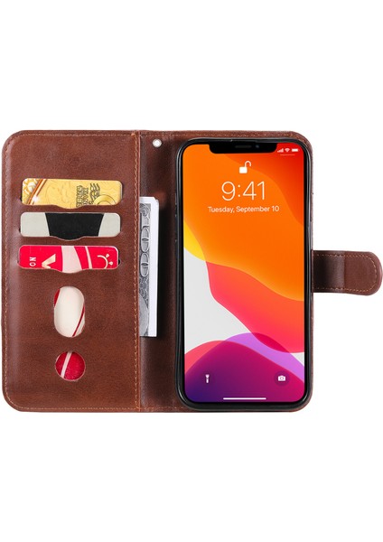 iPhone 14 Plus ile Uyumlu Moda Fermuar Çevirme Deri Manyetik Cüzdan Telefon Kılıfı (Yurt Dışından) fırsatları