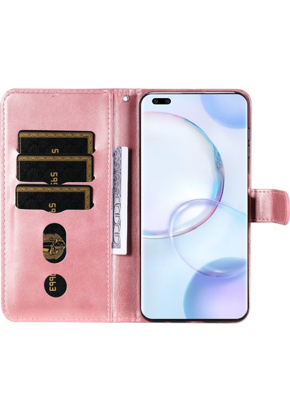 Huawei Nova 9 Pro ile Uyumlu Moda Fermuar Çevirme Deri Manyetik Cüzdan Telefon Kılıfı (Yurt Dışından) fırsatları