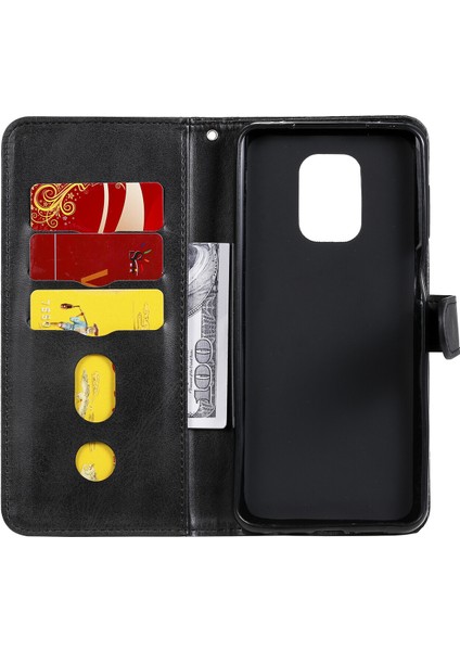 Xiaomi Redmi Note 9 Pro/9s ile Uyumlu Moda Fermuar Çevirme Deri Manyetik Cüzdan Telefon Kılıfı (Yurt Dışından) fırsatları