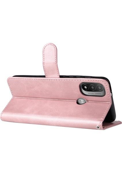Motorola E20/E30/E40 ile Uyumlu Moda Fermuar Çevirme Deri Manyetik Cüzdan Telefon Kılıfı (Yurt Dışından) indirimleri