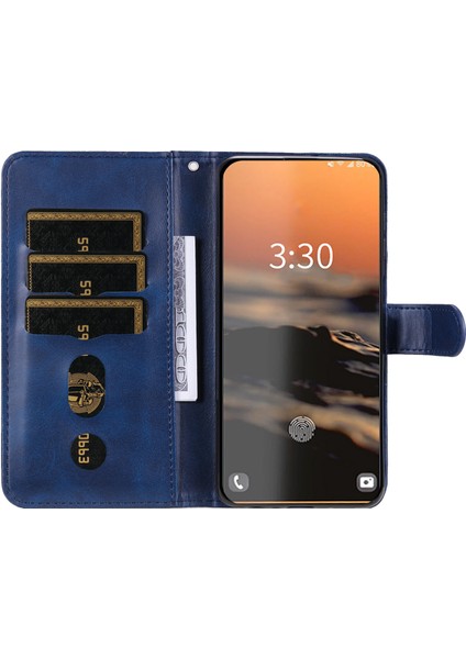 Samsung Galaxy S24 Ultra ile Uyumlu Moda Fermuar Çevirme Deri Manyetik Cüzdan Telefon Kılıfı (Yurt Dışından) indirimleri