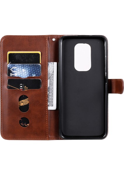 Motorola G9 Play ile Uyumlu Moda Fermuar Çevirme Deri Manyetik Cüzdan Telefon Kılıfı (Yurt Dışından) fırsatları