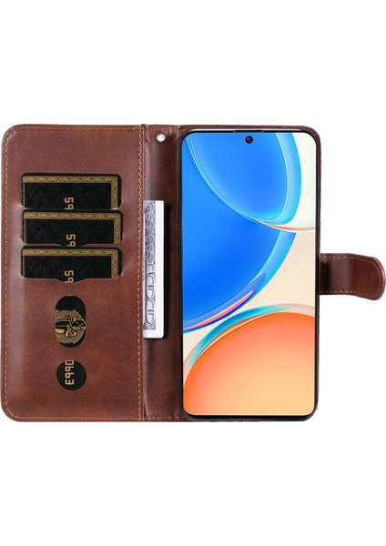 Honor X8 4g ile Uyumlu Moda Fermuar Çevirme Deri Manyetik Cüzdan Telefon Kılıfı (Yurt Dışından) fırsatları