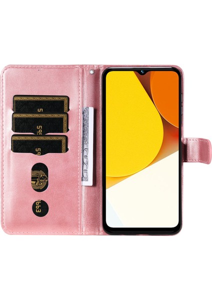 Vıvo Y22/Y22S/Y35 4g ile Uyumlu Moda Fermuar Çevirme Deri Manyetik Cüzdan Telefon Kılıfı (Yurt Dışından) fırsatları