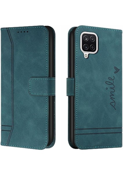 Samsung Galaxy Phone 5g El Kayışı Manyetik Kapatma Pu Kartı Için Telefon Kılıfı (Yurt Dışından)