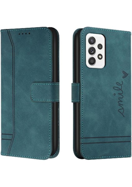 Için Samsung Galaxy A23 4g/5g Flip Folio Cüzdan El Kayışı Kart Telefon Kılıfı (Yurt Dışından)