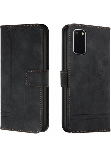 Samsung Galaxy S20 Manyetik Kapatma Için El Kayışı Flip Folio Telefon Kılıfı (Yurt Dışından)