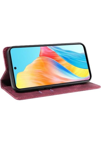 BDT Boutique Oppo Case 4g Pu Deri Için Folio Cüzdan Koruyucu Manyetik Telefon Kılıfı (Yurt Dışından)