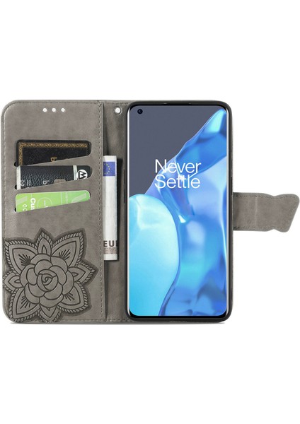 Oneplus 9 Pro Kelebek Kanatları Narin Çiçekler Darbeye Deri Telefon Kılıfı (Yurt Dışından) indirimleri