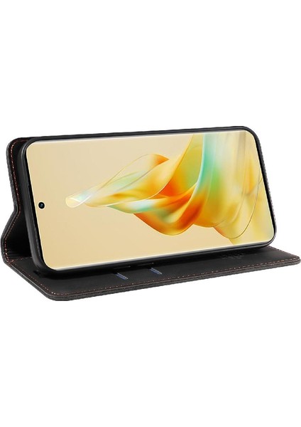 Oppo Oppo 8t 4g Için Koruyucu Manyetik Folio Cüzdan Pu Deri Telefon Kılıfı (Yurt Dışından)