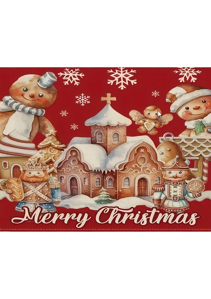 Kurabiye Dünyası Desenli Amerikan Servisi Dikdörtgen 35 x 50 cm