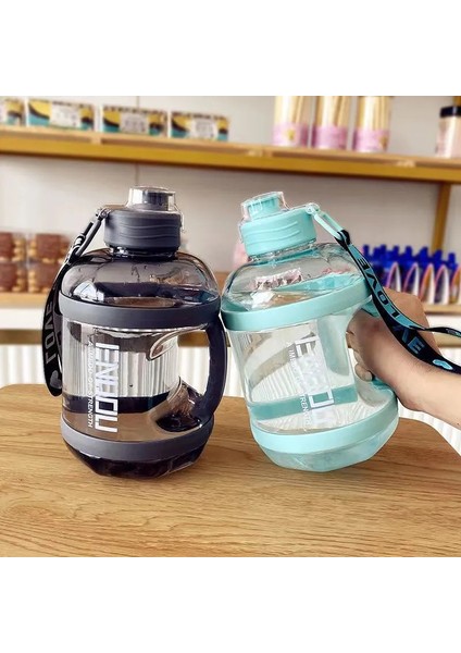 Büyük Kapasiteli Su Bardağı, Erkekler Için Spor Su Şişesi, Erkek Çocuklar Için Fitness Kovası, Tonlarca Pipet, Bardak, Kova (Yurt Dışından)