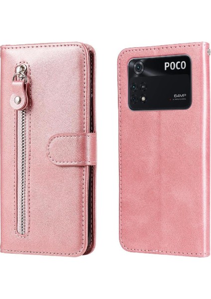Xiaomi Poco M4 Pro 4g Kart Yuvası Tutucular Deri Fermuar Kapak (Yurt Dışından)