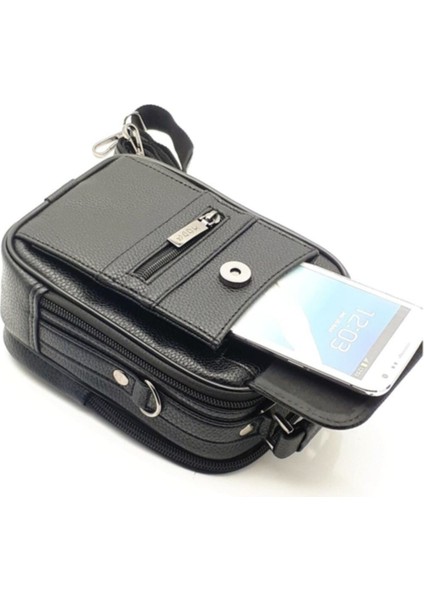 Tekno Trust Çelik Kasalı Erkek El ve Omuz Çantası Telefon Bölmeli Orta 21X17CM indirimleri