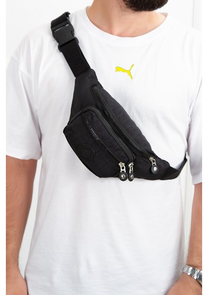 Tekno Trust Yuppy Club Unisex Krinkıl Çapraz Askılı Bel Omuz ve Spor Çantası