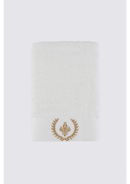 Aslışah Banyo Havlusu Erkek %100 Organik Pamuk Nakışlı Krem 80x150 Cm fiyatları