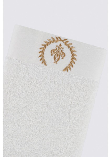 Aslışah Banyo Havlusu Erkek %100 Organik Pamuk Nakışlı Krem 80x150 Cm modelleri