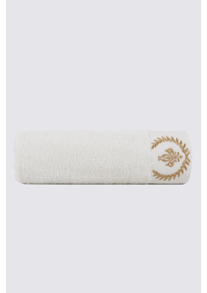 Aslışah Banyo Havlusu Erkek %100 Organik Pamuk Nakışlı Krem 80x150 Cm fırsatları