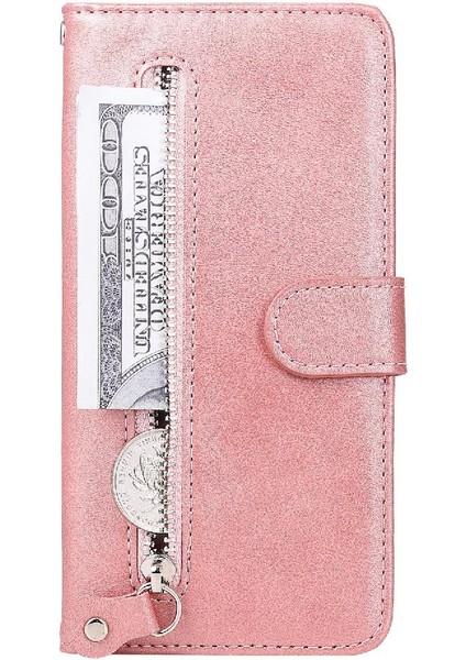 Xiaomi Redmi 9A Kart Yuvası Sahipleri Için Kılıf Koruyucu Kapak Deri Fermuar (Yurt Dışından) modelleri