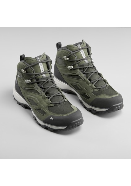 Quechua Erkek Su Geçirmez Outdoor Bot - Haki - MH100 fırsatları