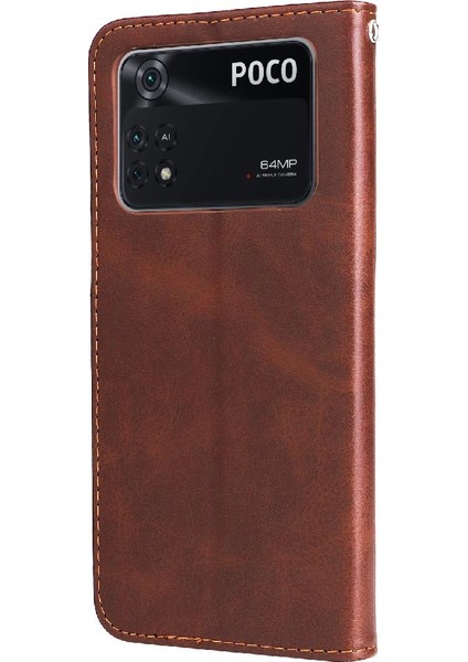 Xiaomi Poco M4 Pro 4g Kart Yuvası Tutucular Deri Fermuar Kapak (Yurt Dışından)