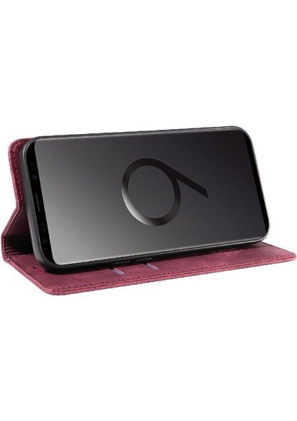 Samsung Galaxy S9 Artı Folio Cüzdan Manyetik Pu Deri Koruyucu Kılıf (Yurt Dışından)