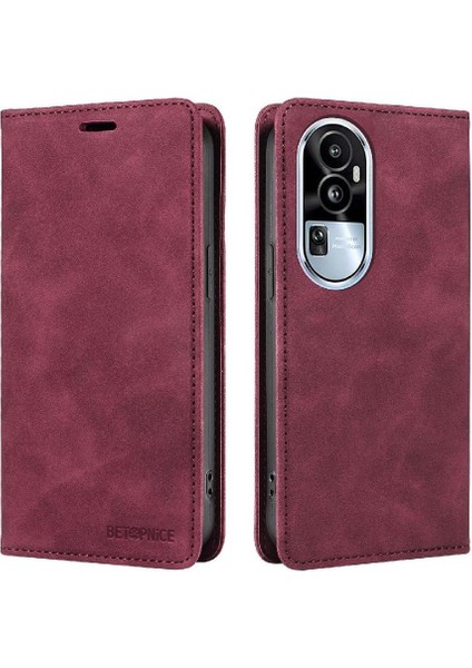 Oppo Oppo 10 Pro 5g Için Kılıf Koruyucu Folyo Cüzdan Manyetik Pu Deri (Yurt Dışından)