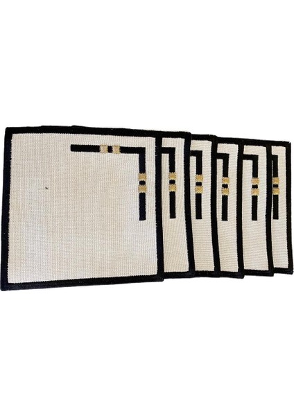 Bambu 6lı Bardak Altlığı 16cm