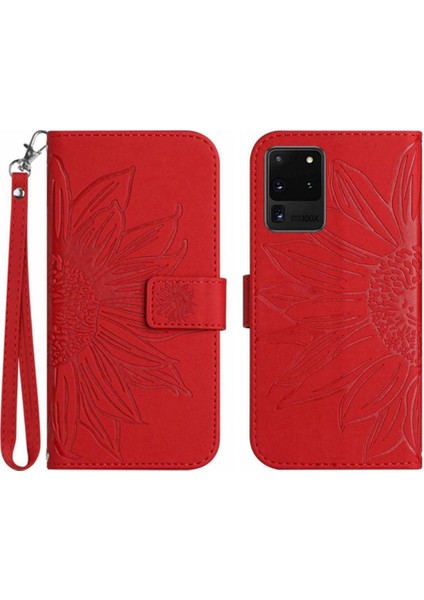 Samsung Galaxy S20 Ultra Flip Cüzdan Telefon Kılıfı Için Kart Yuvaları ile (Yurt Dışından)