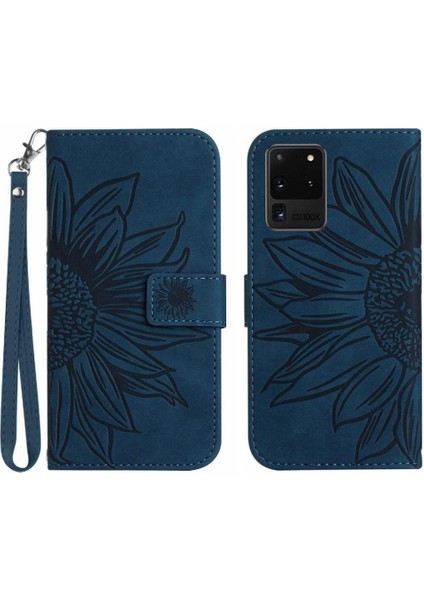 Samsung Galaxy S20 Ultra Flip Cüzdan Telefon Kılıfı Için Kart Yuvaları ile (Yurt Dışından)