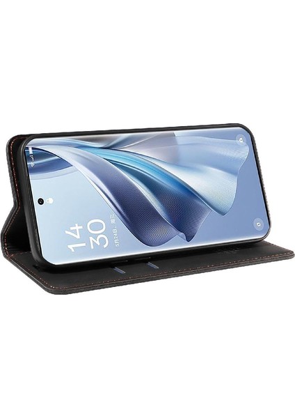 Oppo Oppo 10 Pro 5g Için Kılıf Koruyucu Folyo Cüzdan Manyetik Pu Deri (Yurt Dışından)