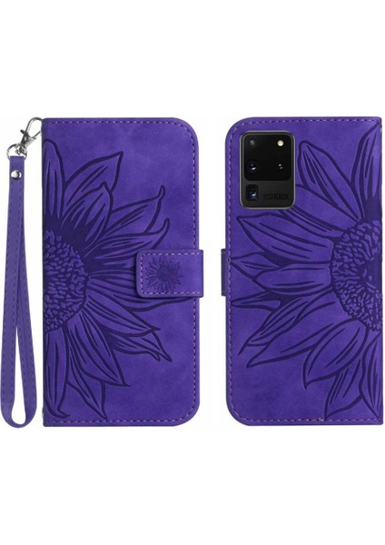 Samsung Galaxy S20 Ultra Flip Cüzdan Telefon Kılıfı Için Kart Yuvaları ile (Yurt Dışından)