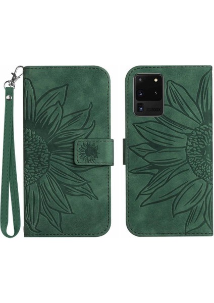 Samsung Galaxy S20 Ultra Flip Cüzdan Telefon Kılıfı Için Kart Yuvaları ile (Yurt Dışından)