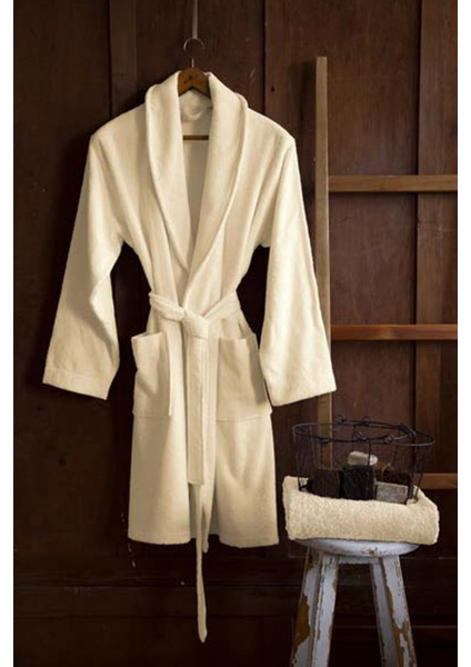 Issimo Marsilya Bornoz Woman Ekru S/m