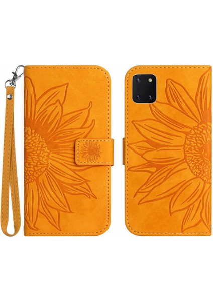 Samsung Galaxy Not 10 Lite Flip Cüzdan Telefon Kılıfı Için Kart Pu (Yurt Dışından)