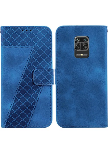 Telefon Kılıfı Için Xiaomi Redmi Not 9s Pu Deri Flip Folio Kapak Cüzdan (Yurt Dışından)