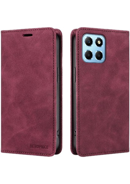 Onur X8 5g Pu Deri Manyetik Koruyucu Folyo Cüzdan Için Kılıf (Yurt Dışından)