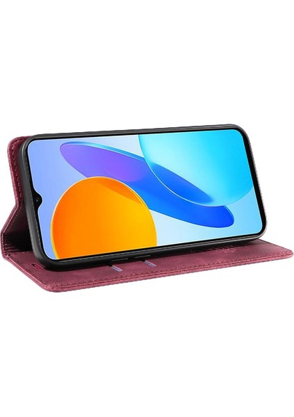 Onur X8 5g Pu Deri Manyetik Koruyucu Folyo Cüzdan Için Kılıf (Yurt Dışından)