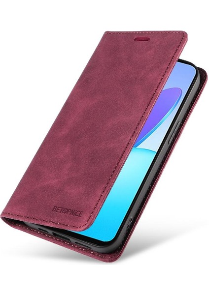 Onur X8 5g Pu Deri Manyetik Koruyucu Folyo Cüzdan Için Kılıf (Yurt Dışından)