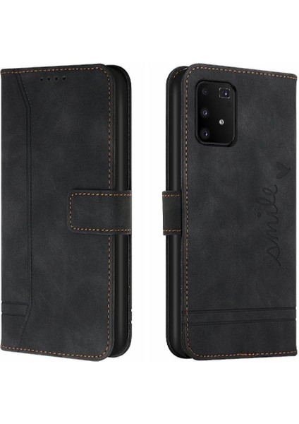 Samsung Galaxy S10 Lite Flip Folio Cüzdan Kart Yuvaları Için Telefon Kılıfı Kapak (Yurt Dışından)