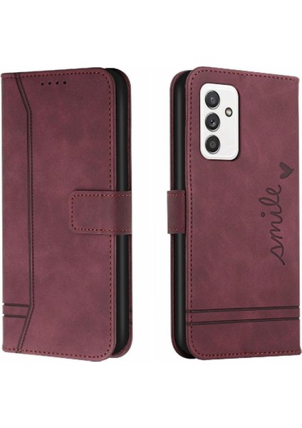 Telefon Kılıfı Için Samsung Galaxy A82 5g El Kayışı Flip Folio Cüzdan Kart Pu (Yurt Dışından)