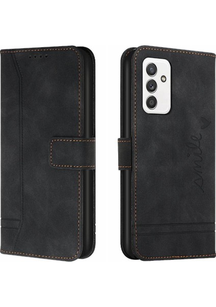 Telefon Kılıfı Için Samsung Galaxy A82 5g El Kayışı Flip Folio Cüzdan Kart Pu (Yurt Dışından)