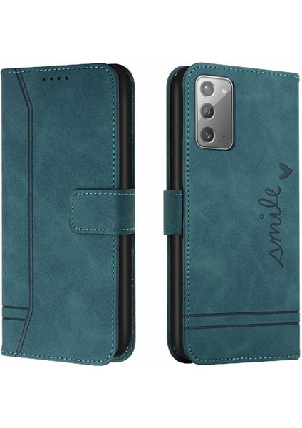 Samsung Galaxy Not 20 Için Telefon Kılıfı El Kayışı Kart Yuvaları Kapak Manyetik (Yurt Dışından)