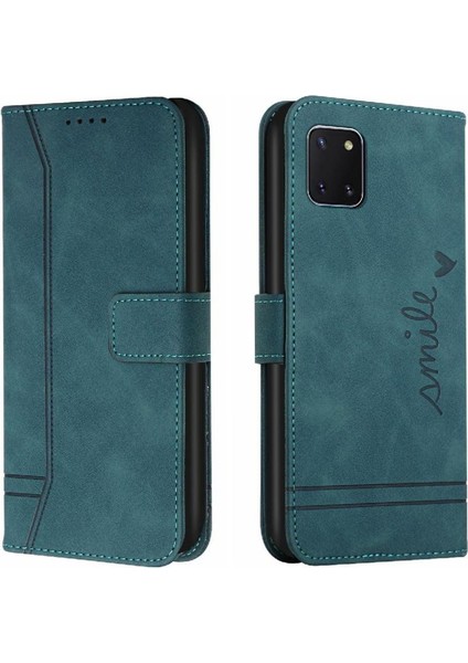 Samsung Galaxy Not 10 Lite Için Telefon Kılıfı Pu Deri Flip Folio Cüzdan (Yurt Dışından)