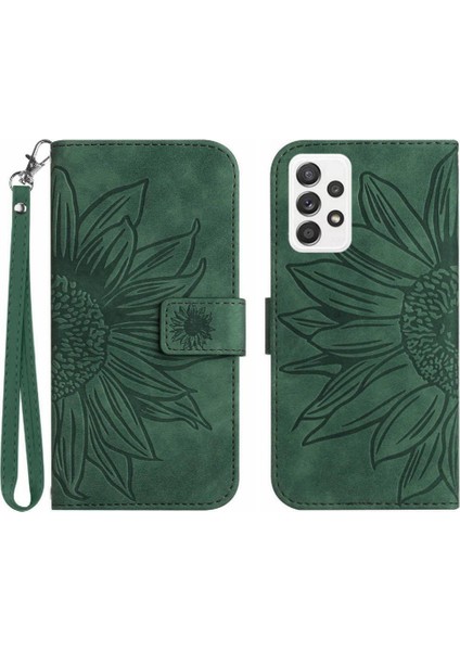 Samsung Galaxy A72 Flip Cüzdan Telefon Kılıfı Için Lüks Pu Deri Kılıf ile (Yurt Dışından)