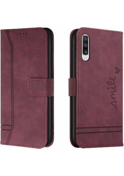 Samsung Galaxy Için Telefon Kılıfı A50/A50S/A30S Pu Deri Flip Folio Cüzdan (Yurt Dışından)