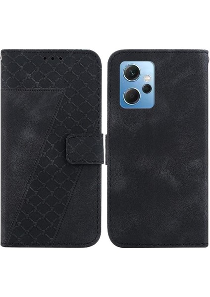 Telefon Kılıfı Için Xiaomi Redmi Not 12 4g Kart Yuvası Fonksiyonu Cüzdan Pu Flip (Yurt Dışından)